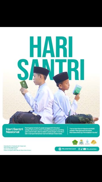 Selamat Hari Santri Nasional
22 Oktober 2025